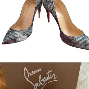 CHRISTIN LOUBOUTIN PIGALLE SHINY